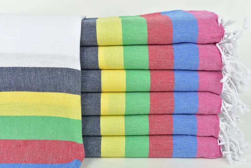 Personalized Turkish Towel, Luxury towel, Turkish beach towel, Spa Towel, Luxury Beach Towel, 70x40 Cotton Striped Towel, Guest Towel, Handmade Gift - 1