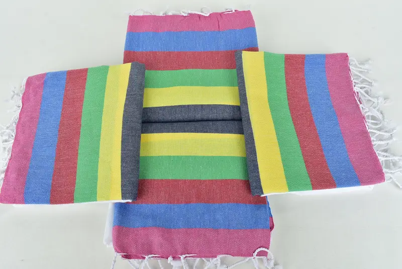Personalized Turkish Towel, Luxury towel, Turkish beach towel, Spa Towel, Luxury Beach Towel, 70x40 Cotton Striped Towel, Guest Towel, Handmade Gift - 6
