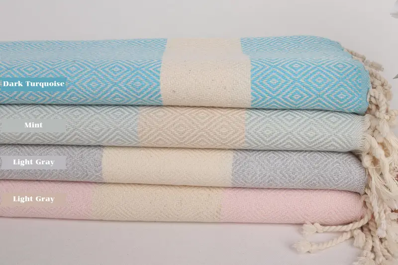 40x20 Cotton Diamond Towel, Small Bath Towels, Custom Hand Towel, Personalized Gifts, Mother Of The Groom Gift, Monogram Turkish Bath Towel - 2