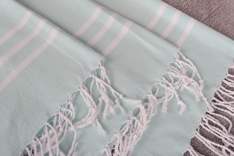 Personalized Gift For Her, Monogrammed Hand Towel, 40x20 Cotton Striped Towel, Best Wedding Gift, Turkish Hand Towel, Personalized Gifts, Xmas Gifts - 5