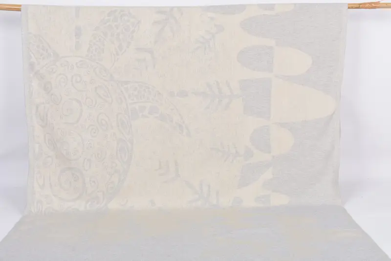 Personalized Organic Cotton Gray Turtle Towel, 70x40 Inches