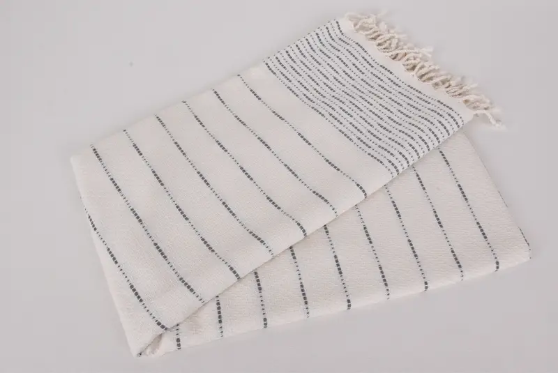 70x38 Cotton Striped Design Towel, Best Beach Towel, Wedding Favors, Gifts For Him, Sand-resistant Turkish towel for the beach, Personalised Gift - 4