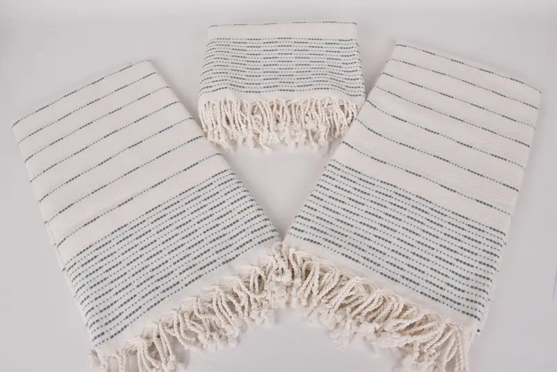 70x38 Cotton Striped Design Towel, Best Beach Towel, Wedding Favors, Gifts For Him, Sand-resistant Turkish towel for the beach, Personalised Gift - 6