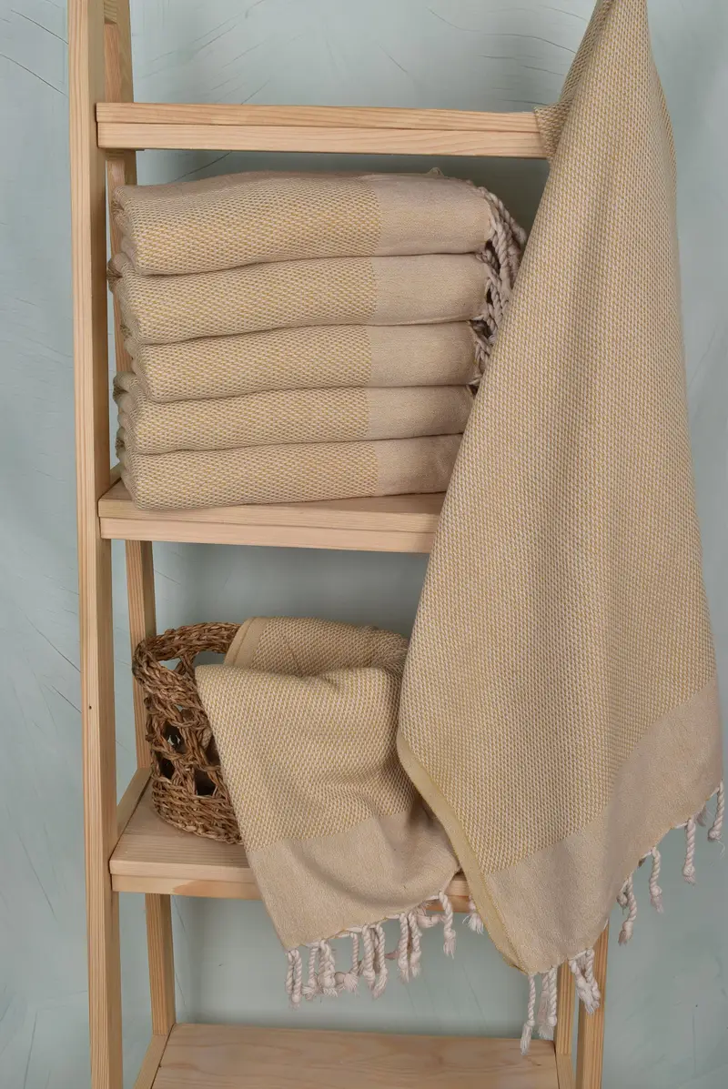 Summer Gift, 70x40 Cotton Geometric Towel, Bride Gift, Gift For Her, Personalized Beach Towel, Turkish Towel Bulk, Handwoven Turkish bath towel - 3