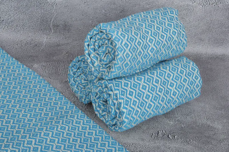 Quick-dry peshtemal, Bachelorette Gifts, Bachelor Towel, 70x40 Cotton Diamond Towel, Best Wedding Gift, Bride Gift, Monogram Turkish Towel - 8