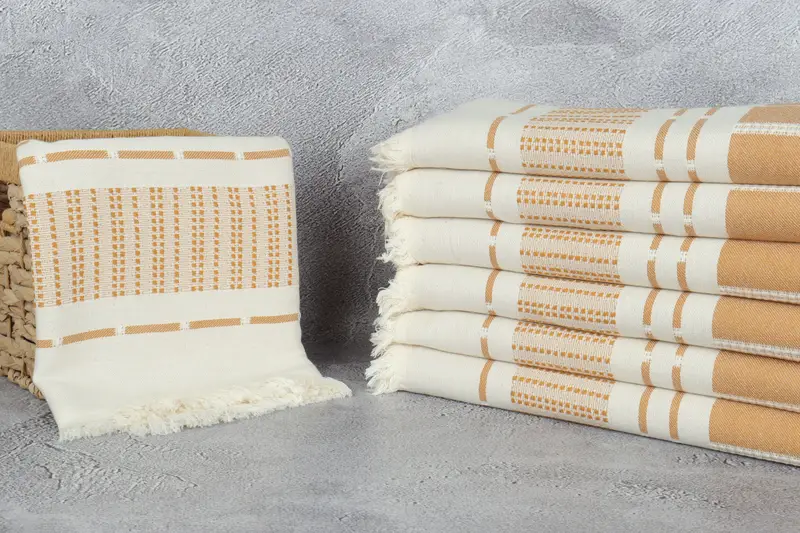 Home Decor Gifts, Lightweight towel, Turkish bath towel for spa, Spa Towel, 68x36 Cotton Striped Towel, Bachelor Party Gifts, Travel towel - 4