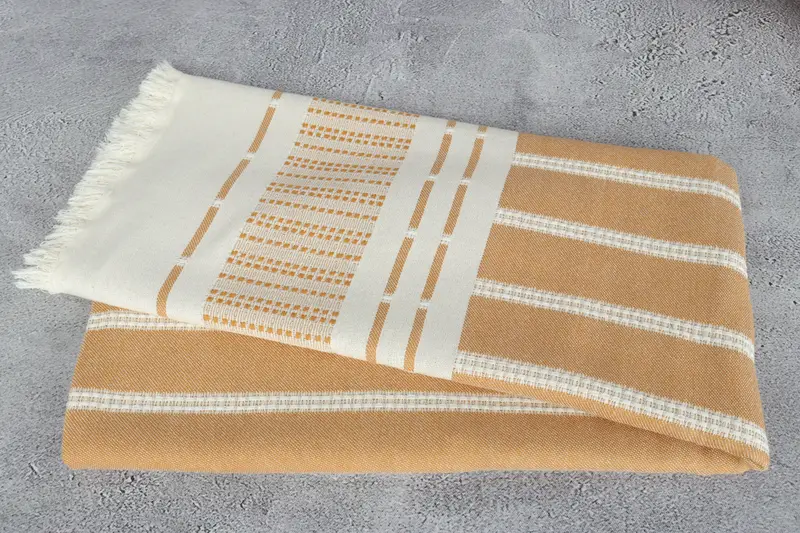 Home Decor Gifts, Lightweight towel, Turkish bath towel for spa, Spa Towel, 68x36 Cotton Striped Towel, Bachelor Party Gifts, Travel towel - 7