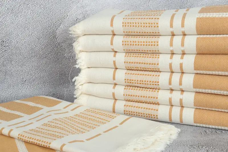 Home Decor Gifts, Lightweight towel, Turkish bath towel for spa, Spa Towel, 68x36 Cotton Striped Towel, Bachelor Party Gifts, Travel towel - 3
