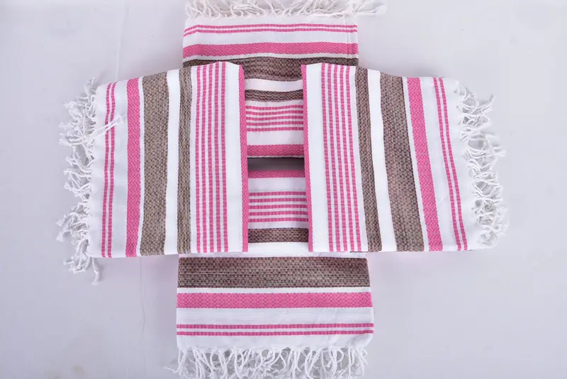 Custom Towel, Beach Theme Wedding Gift, Handmade Gift, Personalized Gift For Her, Bachelorette Party Gifts Bridesmaids, 70x40 Cotton Striped Towel - 6