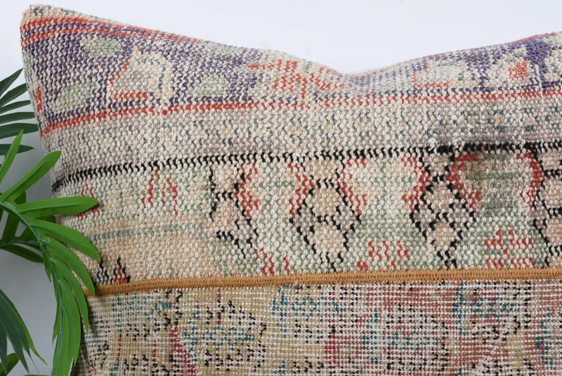 Wool Kilim Pillow Cushion, Kilim Cushion Sham, Pillow for Couch, 28x28 Red Pillow Case, Turkish Kilim Pillow, Lounge Throw Pillow Cover, Pillow - 3