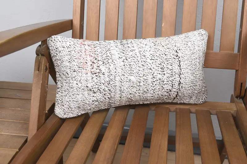 8x16 Beige Pillow, Vintage Kilim Pillow, Turkish Corner Cushion, Handmade Kilim Cushion, Antique Pillows, Farmhouse Cushion Case, Cushion Case - 1