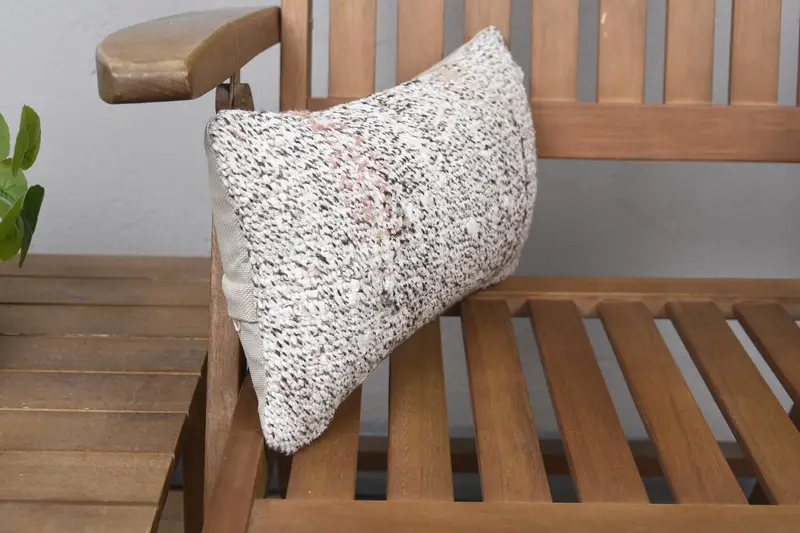 8x16 Beige Pillow, Vintage Kilim Pillow, Turkish Corner Cushion, Handmade Kilim Cushion, Antique Pillows, Farmhouse Cushion Case, Cushion Case - 2