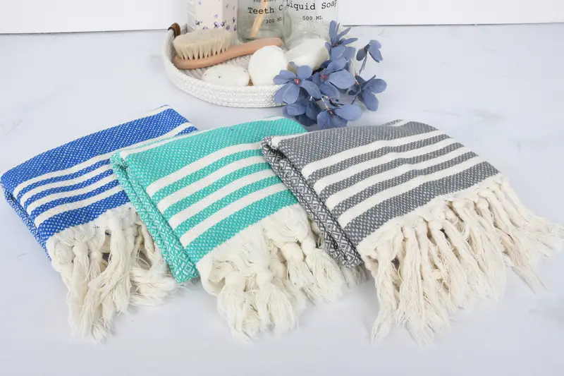Personalized Turkish Towel, Personalized Hand Towel, Personalized Kitchen Towel, Wedding Gift, 32x16 Cotton Diamond Towel, Custom Turkish Towel - 8