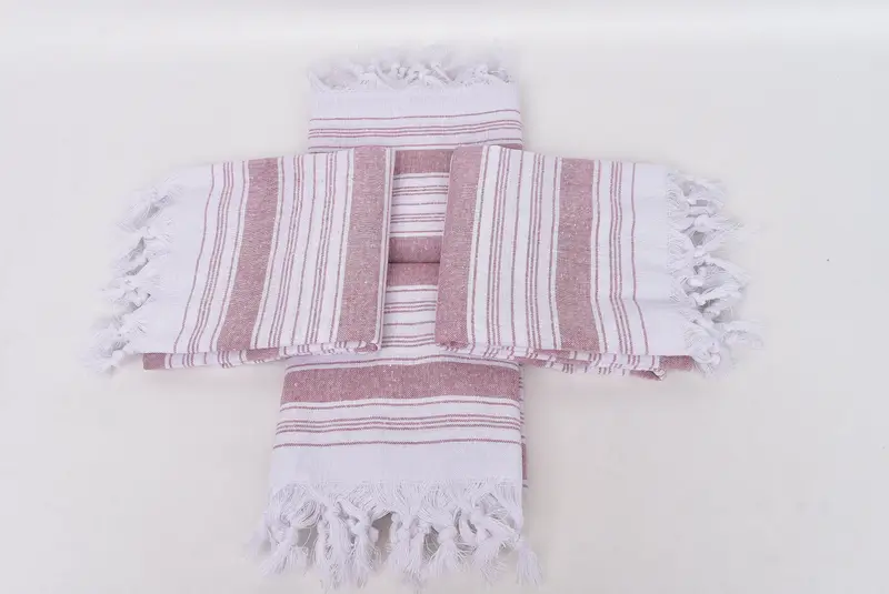 68x32 Cotton Striped Towel, Custom Turkish Towel, Monogrammed Beach Towel, Turkish beach towel, Holiday Towel, Luxury towel, Merry Christmas Gifts - 6