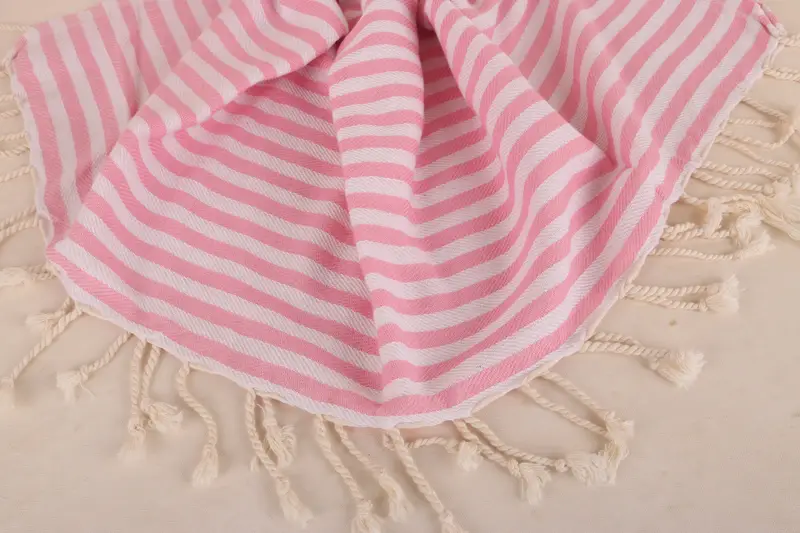 Beach Theme Wedding Gift, Absorbent Turkish towel, Beach Towel Bulk, 70x40 Cotton Striped Towel, Bachelorette Party Favor, Turkish bath towel - 7