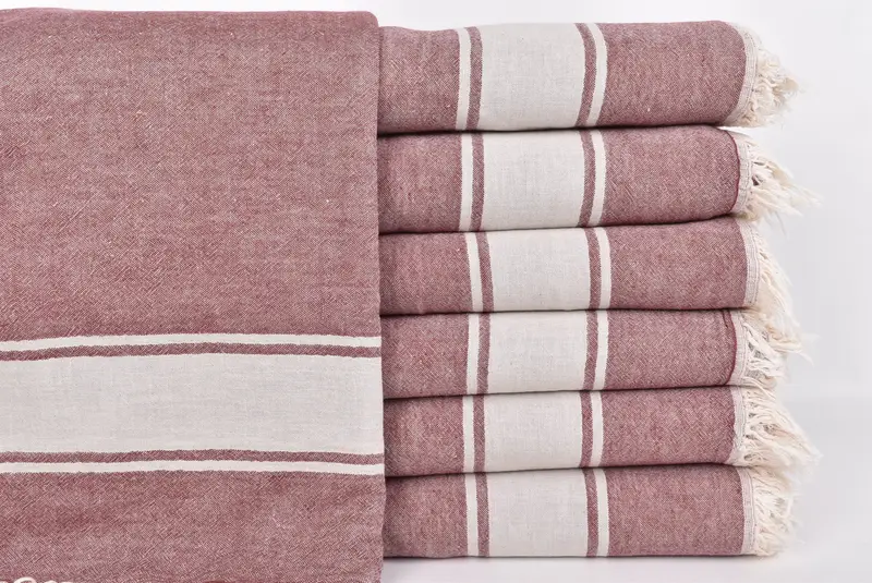 70x60 Cotton Striped Towel, Shower Curtain, Bachelorette Party Favors, Bridal Shower Gift, Bedspread, Halloween Blanket, Wedding For Favor - 1