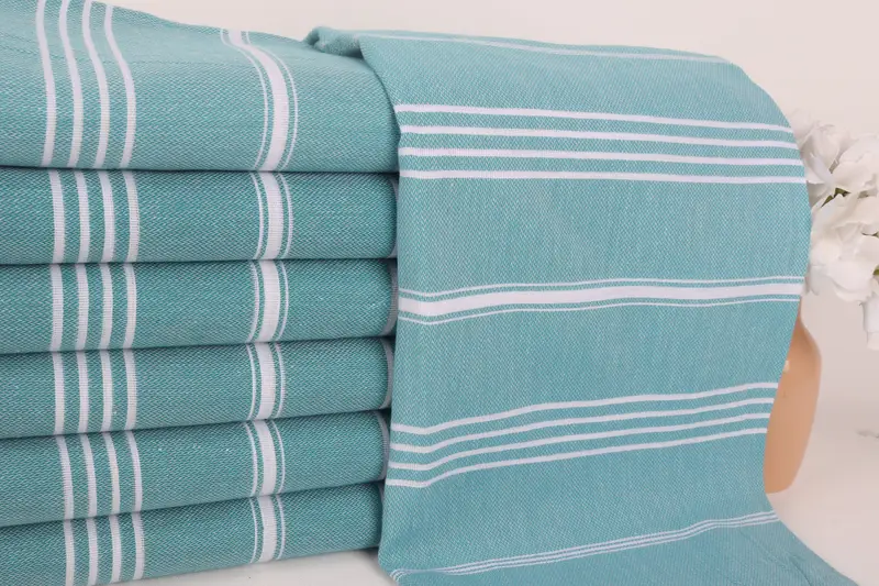Valentines Day Gift For Him, Bridal Shower Favors, 70x40 Cotton Striped Towel, Luxury Beach Towel, Fouta towel, Bachelorette Party Gifts Bridesmaids - 2
