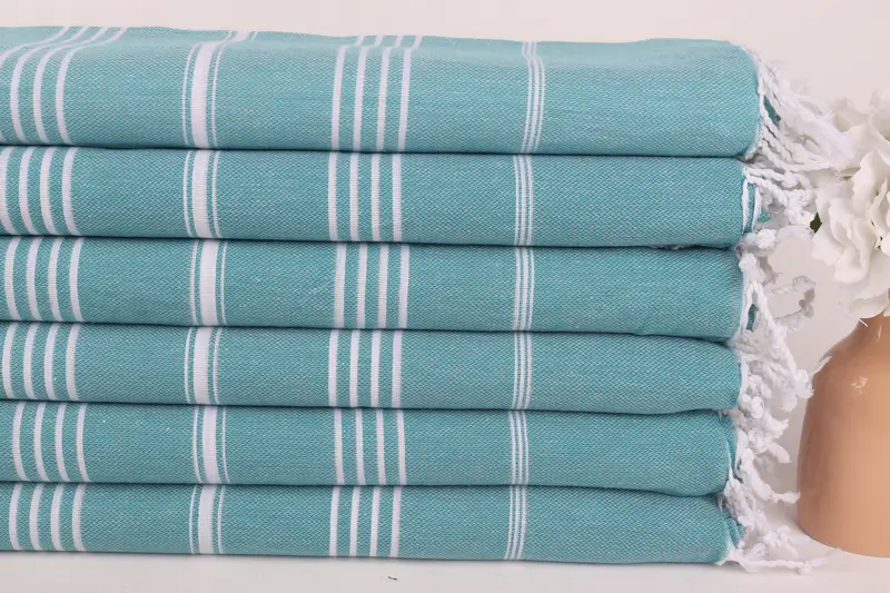 Valentines Day Gift For Him, Bridal Shower Favors, 70x40 Cotton Striped Towel, Luxury Beach Towel, Fouta towel, Bachelorette Party Gifts Bridesmaids - 3