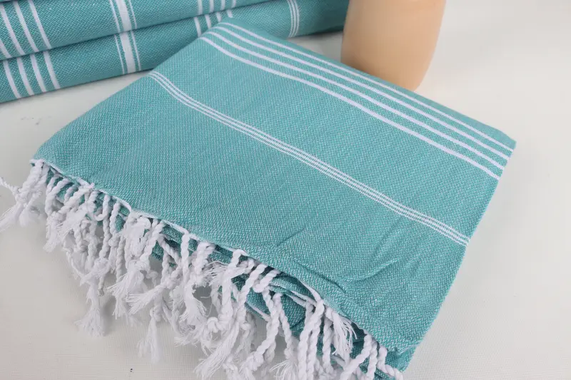 Valentines Day Gift For Him, Bridal Shower Favors, 70x40 Cotton Striped Towel, Luxury Beach Towel, Fouta towel, Bachelorette Party Gifts Bridesmaids - 5