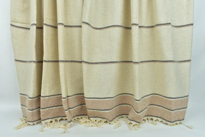 70x36 Linen Striped Towel, Organic towel, Summer Towel, Wedding Hand Made Gift, Bachelor Gifts, Guest Towel, Monogrammed Beach Towel, Bridal Gifts - 8