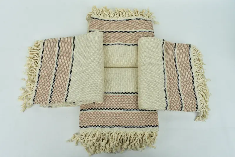 70x36 Linen Striped Towel, Organic towel, Summer Towel, Wedding Hand Made Gift, Bachelor Gifts, Guest Towel, Monogrammed Beach Towel, Bridal Gifts - 6