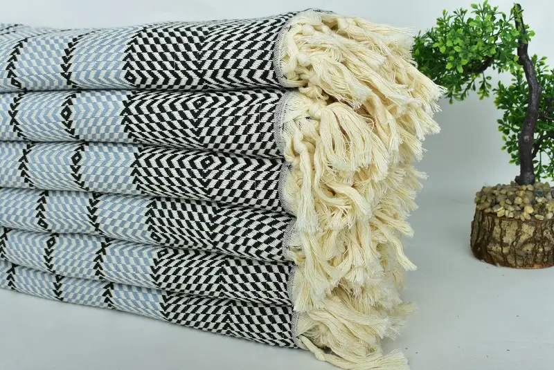 Bridemaids Beach Towel, Beach Towel Bulk, Handmade Gift, Monogram Towels, 80x40 Cotton Diamond Towel, Scarf Towel, Custom Towel, Turkish hand towel - 3
