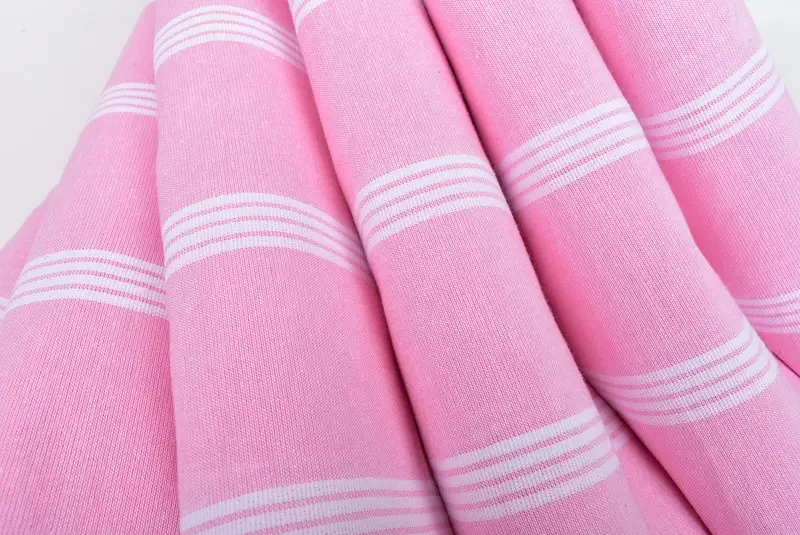 Best Friend Gift, Thin and lightweight Turkish peshtemal, Gift For Her, Scarf Towel, Home Decor Towel, 70x30 Cotton Striped Towel, Embroidered Towel - 5