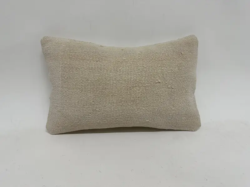 Kissenbedeckung, anatolische Kissenbedeckung, türkisches Kissen, 12 x 20 weiße Kissenbedeckung, einzigartiges Kissen, Boho -Kissenscheinabdeckung, Kissen für Couch - 1