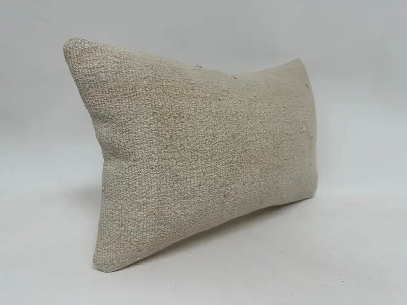 Kissenbedeckung, anatolische Kissenbedeckung, türkisches Kissen, 12 x 20 weiße Kissenbedeckung, einzigartiges Kissen, Boho -Kissenscheinabdeckung, Kissen für Couch - 3