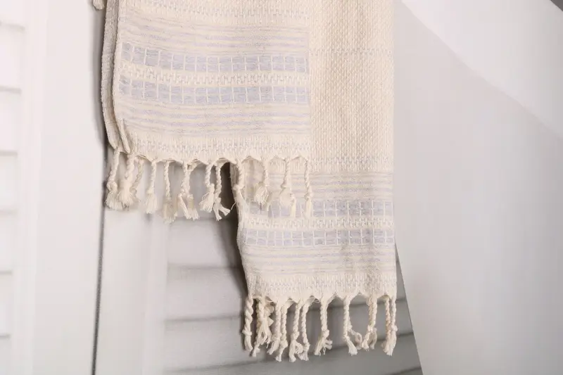 Bathroom Hand Towel, Personalized Gifts, Kitchen Towel, Beach Bachelorette Party Decorations, 40x20 Linen Striped Towel, Monogram Kitchen Towel - 8