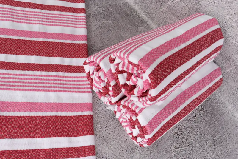 Lightweight towel, 70x40 Cotton Striped Towel, Beach Towel Bulk, Christmas Gift, Bridesmaid Gift Towel, Organic cotton peshtemal for spa and beach - 8