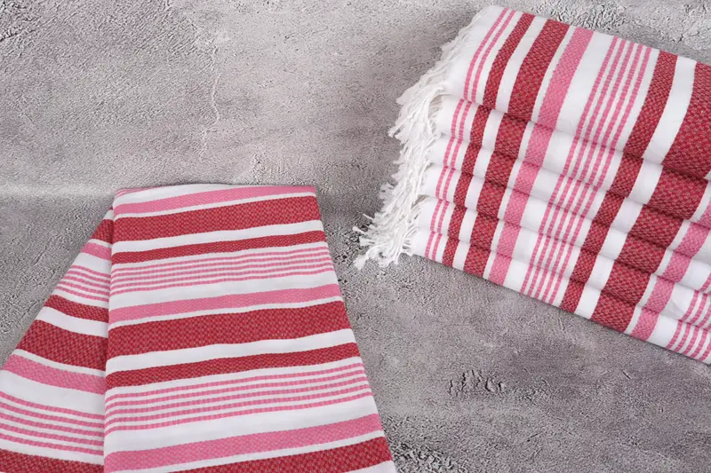 Lightweight towel, 70x40 Cotton Striped Towel, Beach Towel Bulk, Christmas Gift, Bridesmaid Gift Towel, Organic cotton peshtemal for spa and beach - 2