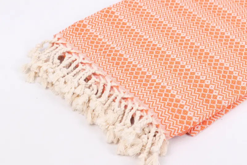 Gift Towel, Custom Wedding Gift, Cute Beach Towel, 70x38 Cotton Diamond Towel, Quick-drying cotton Turkish beach towel, Travel towel, Summer Gift - 7