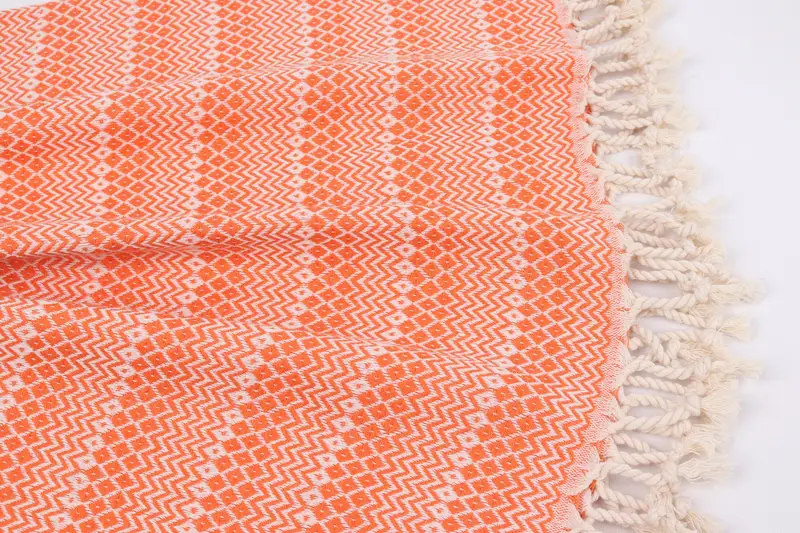 Gift Towel, Custom Wedding Gift, Cute Beach Towel, 70x38 Cotton Diamond Towel, Quick-drying cotton Turkish beach towel, Travel towel, Summer Gift - 8