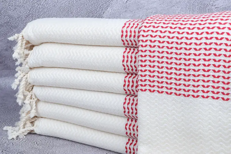 Christmas Favors, Lightweight towel, 76x40 Cotton Diamond Towel, Guest Towel, Handmade Gift, Beach Towel Bulk, Bridesmaid Gifts, Bachelorette Towel - 1