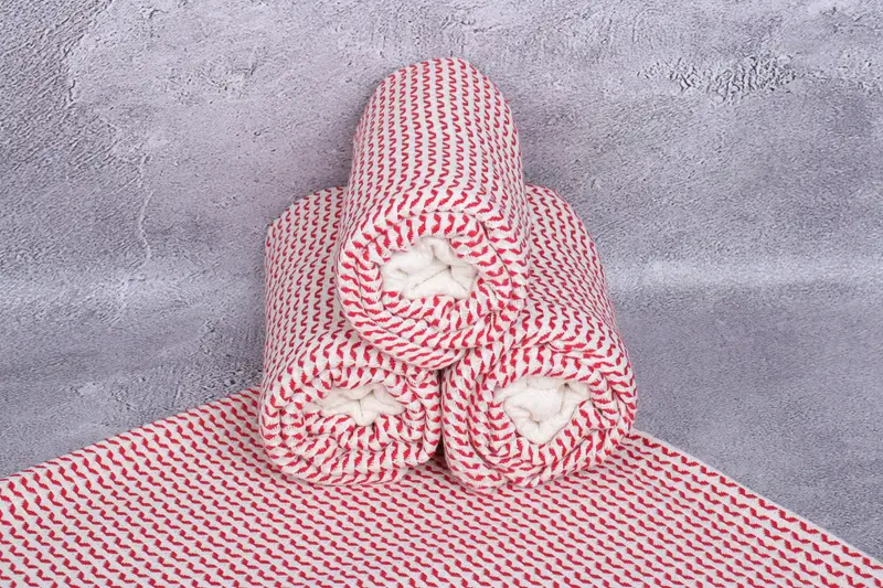 Christmas Favors, Lightweight towel, 76x40 Cotton Diamond Towel, Guest Towel, Handmade Gift, Beach Towel Bulk, Bridesmaid Gifts, Bachelorette Towel - 7