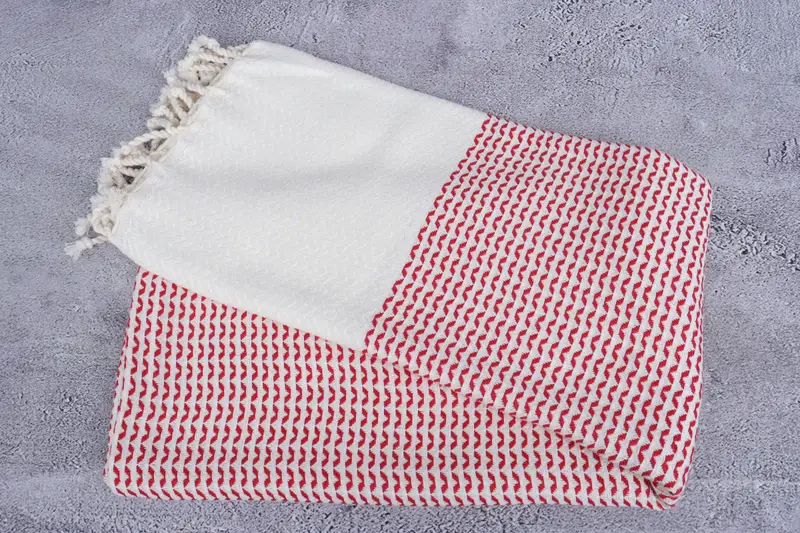 Christmas Favors, Lightweight towel, 76x40 Cotton Diamond Towel, Guest Towel, Handmade Gift, Beach Towel Bulk, Bridesmaid Gifts, Bachelorette Towel - 6