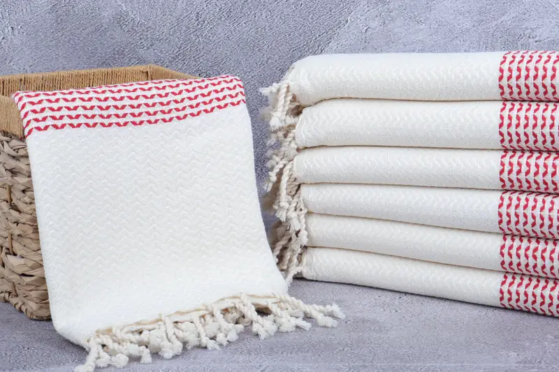 Christmas Favors, Lightweight towel, 76x40 Cotton Diamond Towel, Guest Towel, Handmade Gift, Beach Towel Bulk, Bridesmaid Gifts, Bachelorette Towel - 3