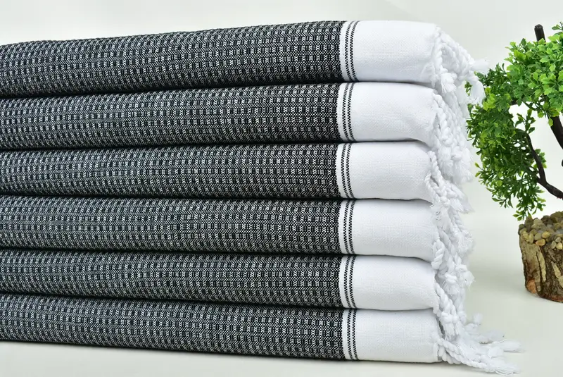 Best Friend Christmas Gift, 32x16 Cotton Striped Towel, Turkish Towel Hand Towel, Organic Towel, Kitchen Towel, Monogrammed Hand Towel, Gift For Her - 3