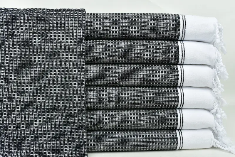 Best Friend Christmas Gift, 32x16 Cotton Striped Towel, Turkish Towel Hand Towel, Organic Towel, Kitchen Towel, Monogrammed Hand Towel, Gift For Her - 1