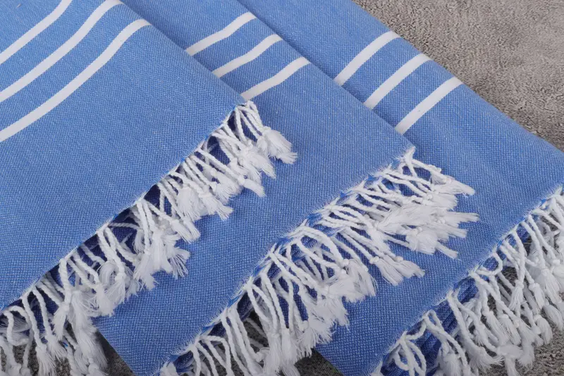 Bridesmaid Gift, Mother Of The Groom Gift, Monogram Beach Towel, 70x40 Cotton Striped Towel, Housewarming Gift, Soft and absorbent Turkish towel - 5
