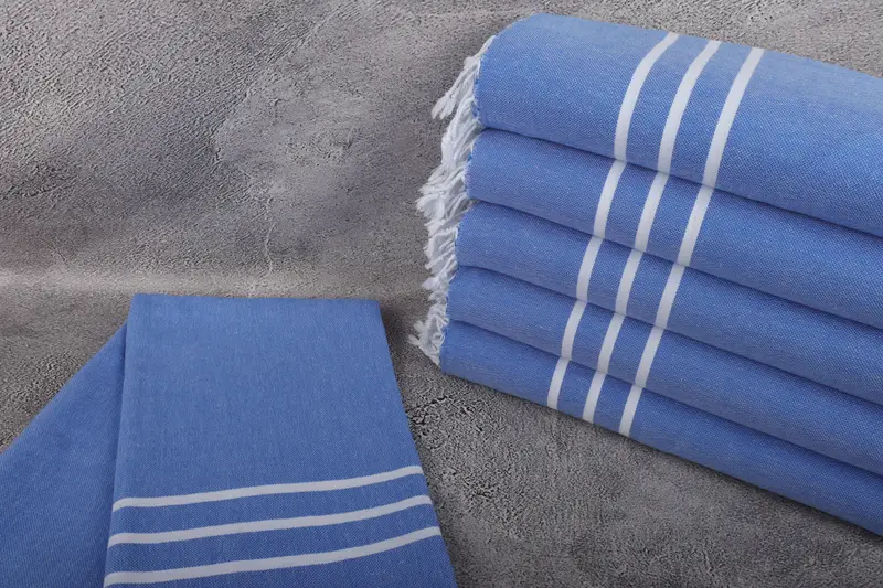 Bridesmaid Gift, Mother Of The Groom Gift, Monogram Beach Towel, 70x40 Cotton Striped Towel, Housewarming Gift, Soft and absorbent Turkish towel - 2