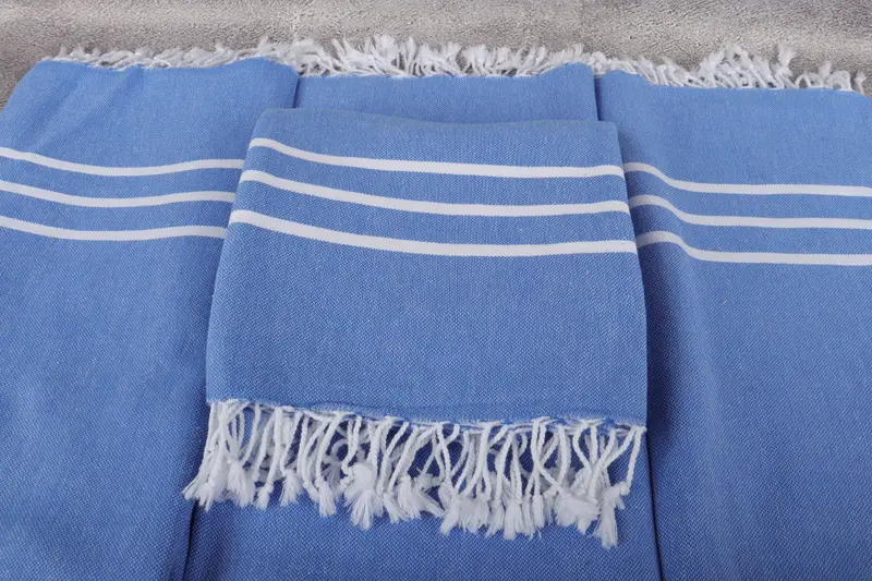 Bridesmaid Gift, Mother Of The Groom Gift, Monogram Beach Towel, 70x40 Cotton Striped Towel, Housewarming Gift, Soft and absorbent Turkish towel - 4