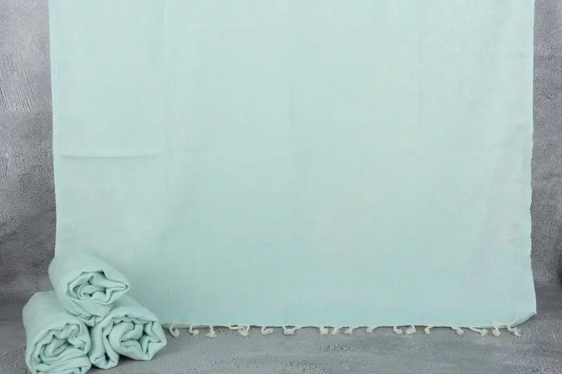 Hochzeitsgeschenk Mintfarbenes Baumwollhandtuch, Brautjungfer, 36x67 Zoll