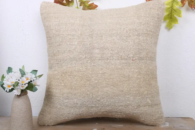 Pastel Cushion Case, Boho Pillow, Interior Designer Pillow, Pillow for Couch, 18x18 Beige Pillow Sham, Cushion, Seat Cushion Cover - 2