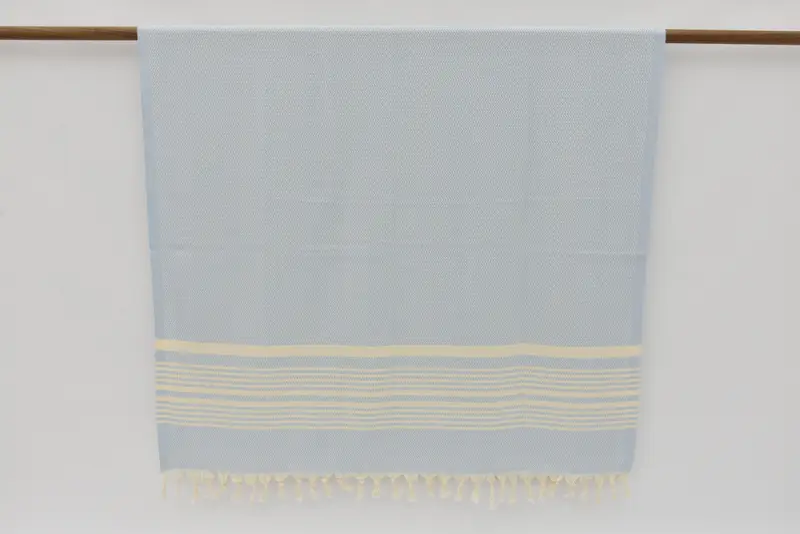 Merry Christmas Gifts, Custom Beach Towel, Large Turkish Towel, Thin and lightweight Turkish peshtemal, Summer Gift, 70x40 Cotton Striped Towel - 8