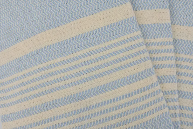 Merry Christmas Gifts, Custom Beach Towel, Large Turkish Towel, Thin and lightweight Turkish peshtemal, Summer Gift, 70x40 Cotton Striped Towel - 6