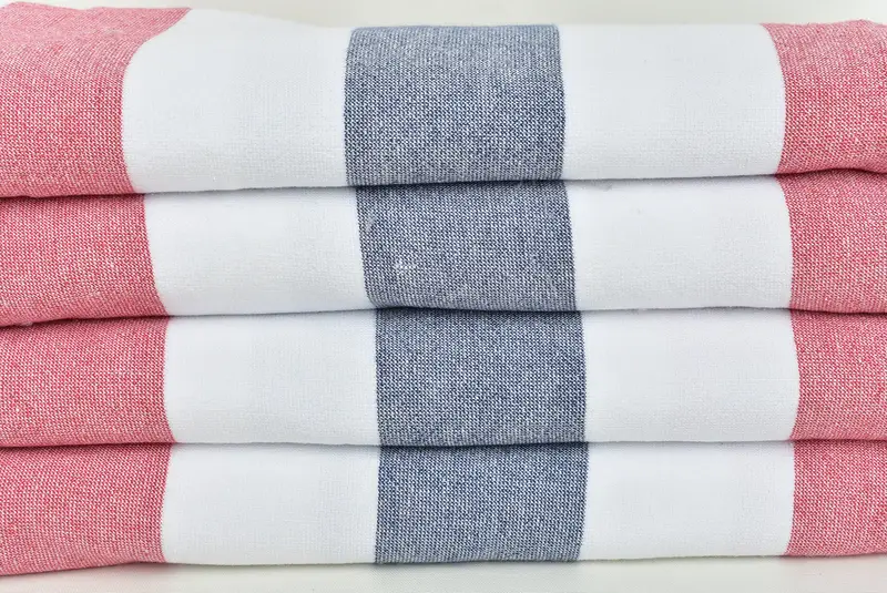 Scarf Towel, Personalized Wedding Gift For Couple, 64x36 Cotton Striped Terry Towel, Personalized Bridesmaid Gift, Turkish bath towel, Turkish towel - 2