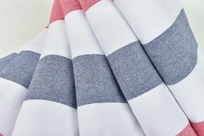 Scarf Towel, Personalized Wedding Gift For Couple, 64x36 Cotton Striped Terry Towel, Personalized Bridesmaid Gift, Turkish bath towel, Turkish towel - 5