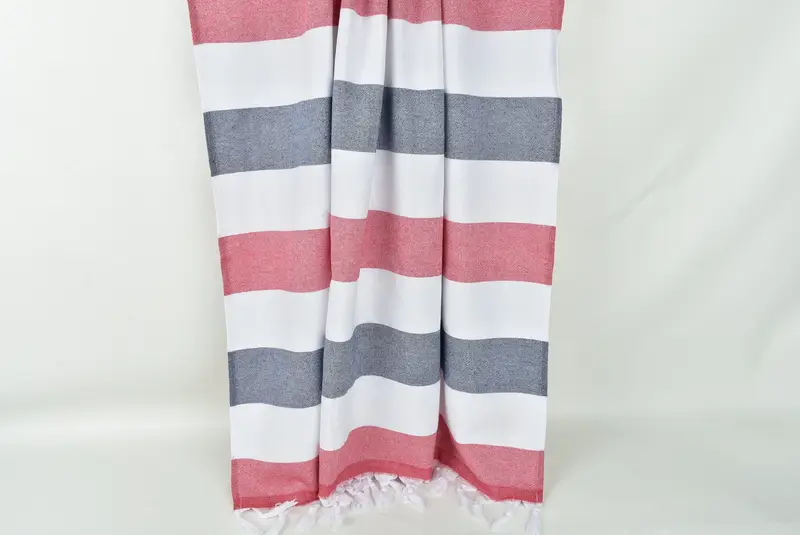 Scarf Towel, Personalized Wedding Gift For Couple, 64x36 Cotton Striped Terry Towel, Personalized Bridesmaid Gift, Turkish bath towel, Turkish towel - 8